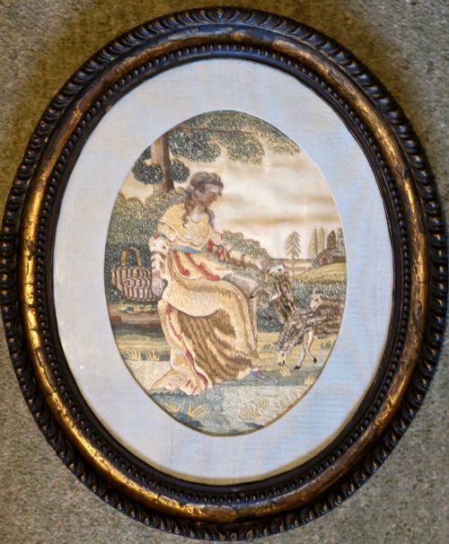 Regency Stumpwork and Silkwork Picture
