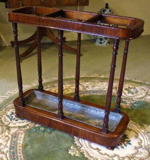 A "Country House" Mahogany Umbrella Stand