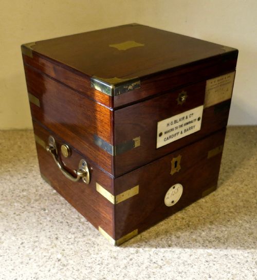 fig 1. AN EXCELLENT ROSEWOOD MARINE CHRONOMETER