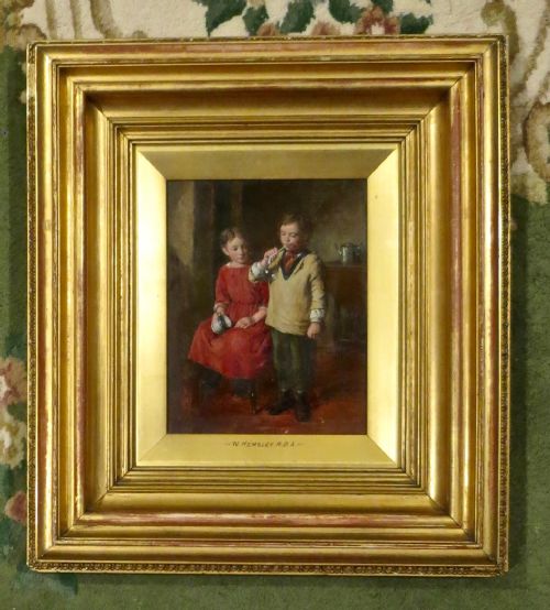 "Bubbles": Oil Painting by William Helmsley