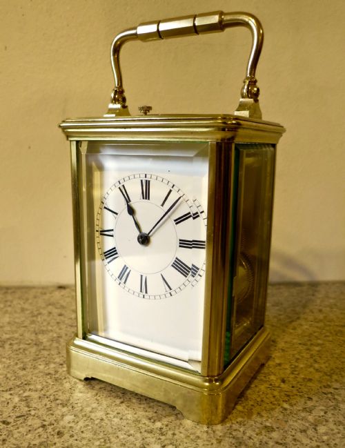 fig 1. FINE REPEATER CARRIAGE CLOCK BY HENRI JACOT