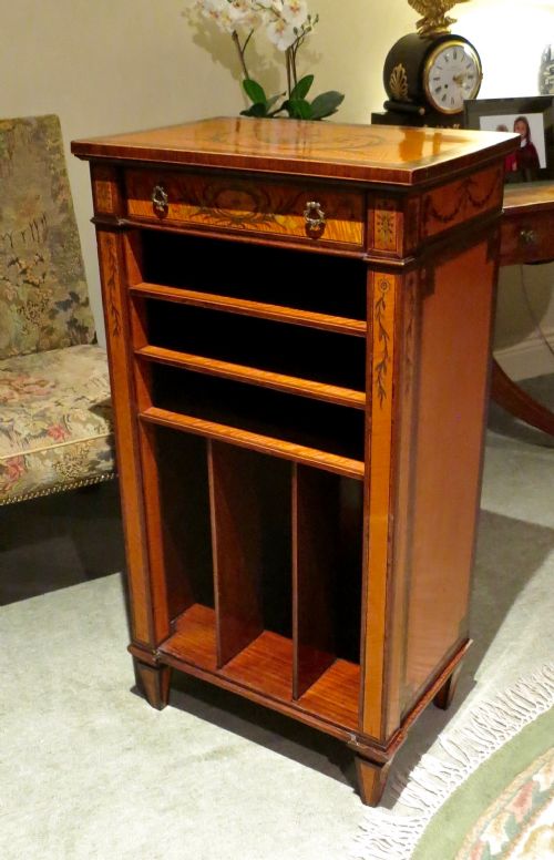 Sheraton Revival Music Cabinet