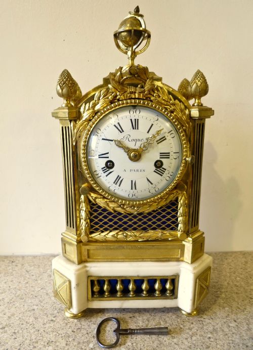 fig 1. 18th CENTURY FRENCH ORMOLU MANTEL CLOCK