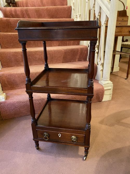 Mid Victorian 3-Tier 'Plum-pudding' Whatnot