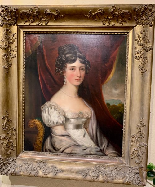 English School Oil Portrait