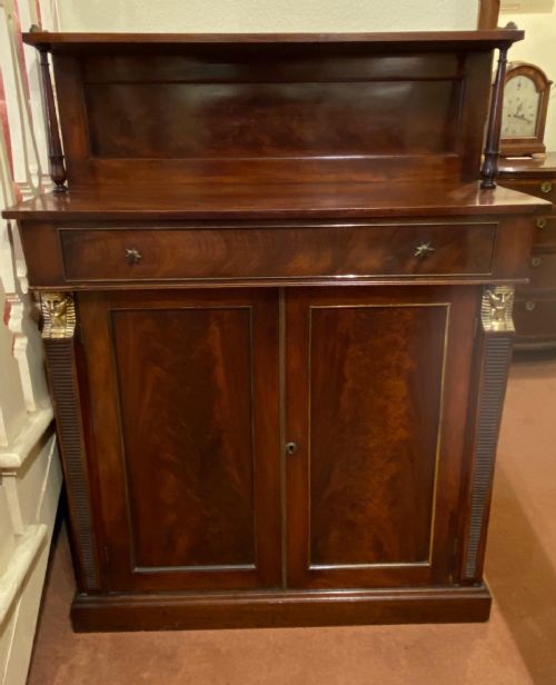 A Good Nineteenth Century Mahogany ‘Egyptian’ Revival Chiffonier