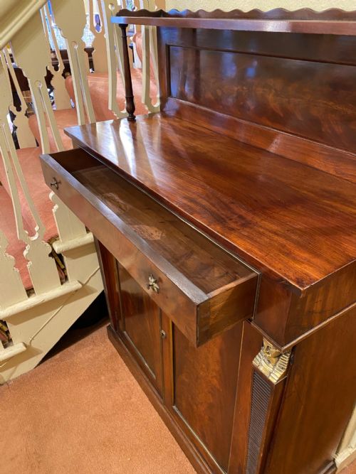 fig 1. A Good Nineteenth Century Mahogany ‘Egyptian’ Revival Chiffonier