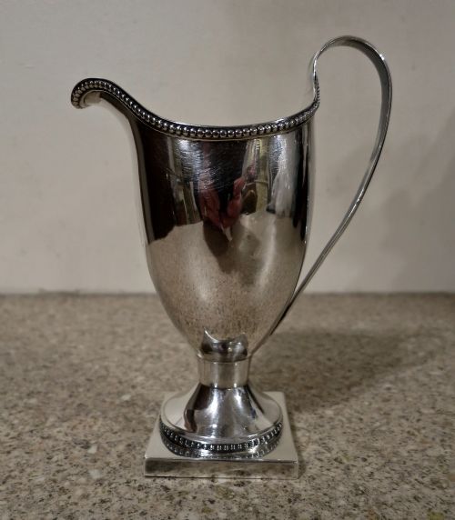 George III Silver "Helmet" Cream Jug