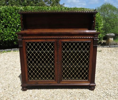 fig 1. GILLOWS of LANCASTER rosewood Chiffonier