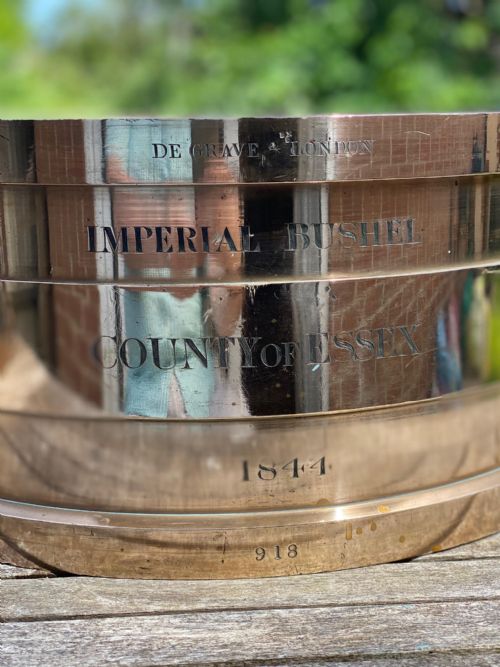 fig 1. Fine quality and rare IMPERIAL BUSHEL Bronze Measure