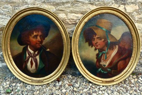 Pair of Late 18th Century Portraits