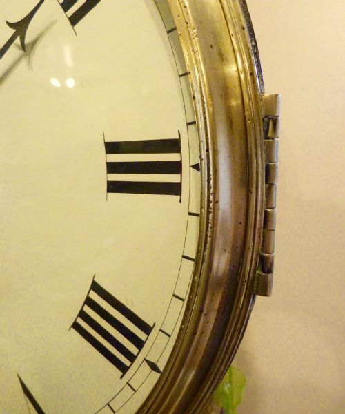 fig 1. A LARGE AND IMPRESSIVE ENGLISH WALL CLOCK