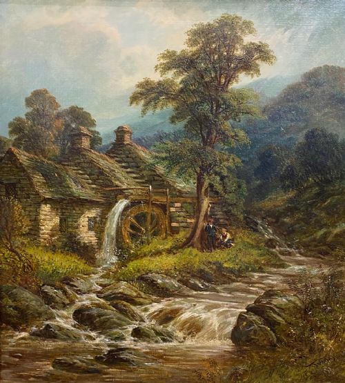 fig 1. 19th century Oil on canvas -