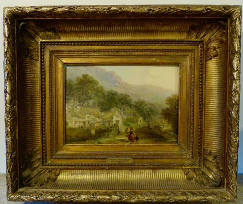 W.pitt: Oil Painting of Cheddar Gorge
