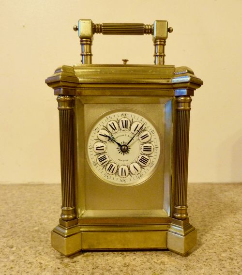A Very Fine French Striking Carriage Clock