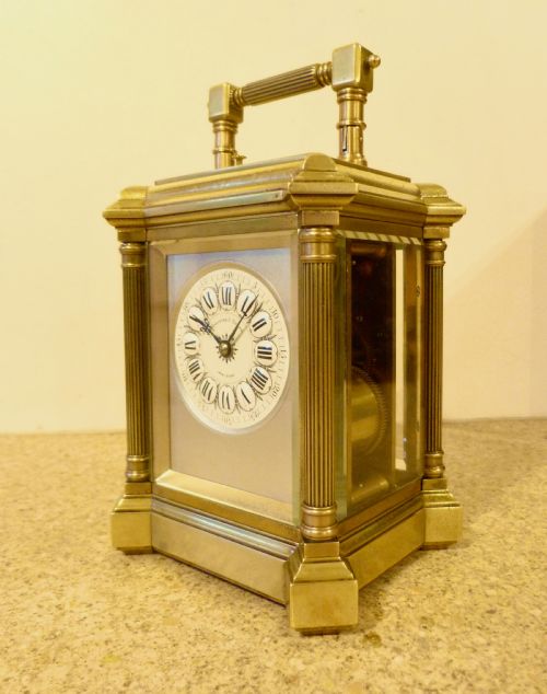 fig 1. A VERY FINE FRENCH STRIKING CARRIAGE CLOCK