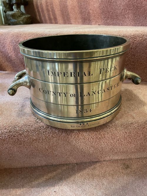 A Solid Bronze Imperial ‘Peck’ Measure Dated 1834