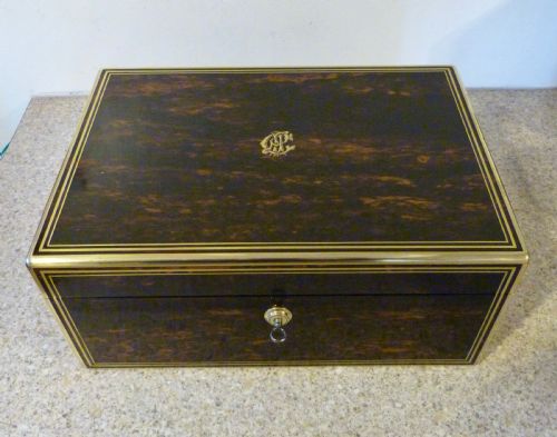 fig 1. FINE ORIGINAL FITTED JEWELLERY BOX BY LUND