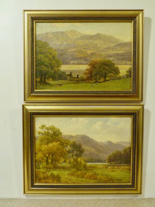 H. Cheadle: Pair of Oil Painting Landscapes