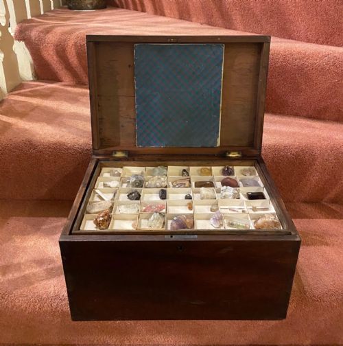 A Superb Boxed Collection of Minerals and Geological Specimens, by James Tennant of London