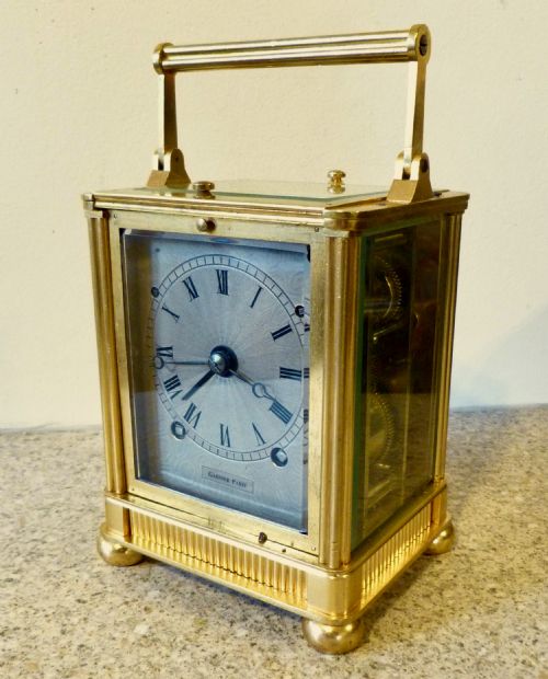 fig 1. EARLY FRENCH CARRIAGE CLOCK BY GARNIER