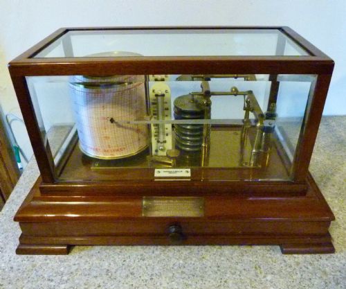 fig 1. IRISH BAROGRAPH IN FULL WORKING ORDER