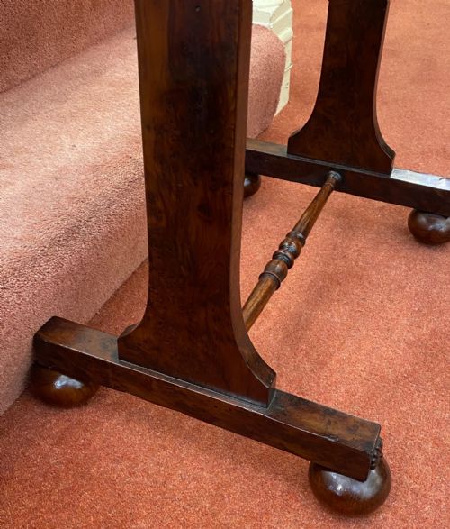 fig 1. William IV burr yew-wood SIDE TABLE