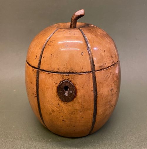 Mid/late 19th Century ‘Melon’ Tea Caddy