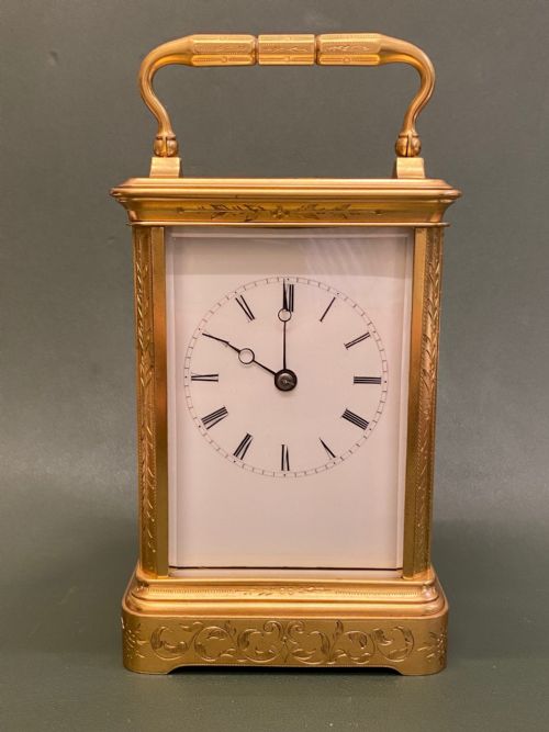 fig 1. Alfred DROCOURT: A very good French Carriage Clock