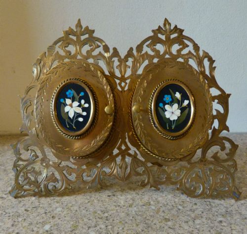 Engraved Gilt Four-photograph Frame