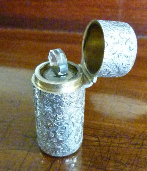 Silver Scent Bottle by Sampson Mordan