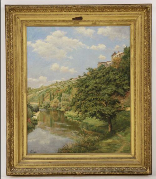 Large Highly Impressive Oil Painting