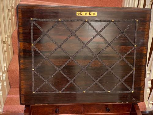 fig 3. Gillows of Lancaster: A finest quality rosewood Davenport