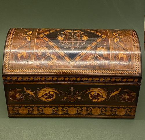 Pretty Domed Jewellery Casket