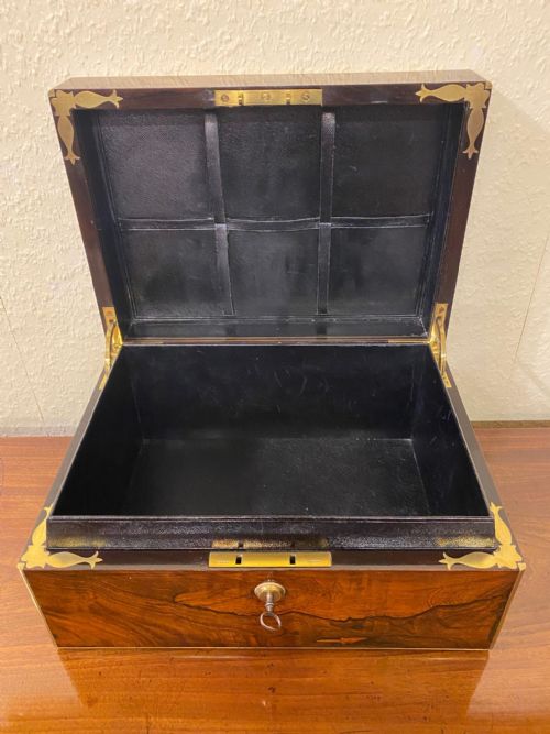 Excellent Mid-19th Century Rosewood Document Box