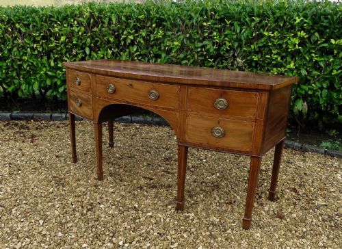 Fine Large Georgian Bow-fronted Sideboard
