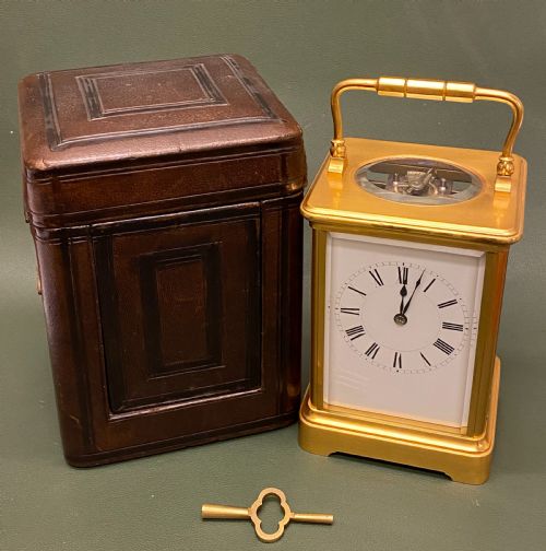 Henri Jacot - Carriage Clock Timepiece - 19th Century