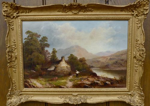 English Oil Painting Dated 1879