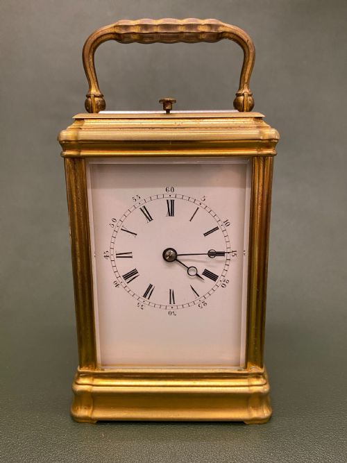 fig 1. Gorge cased French repeating Carriage Clock (1860-65) Payne & Co, London