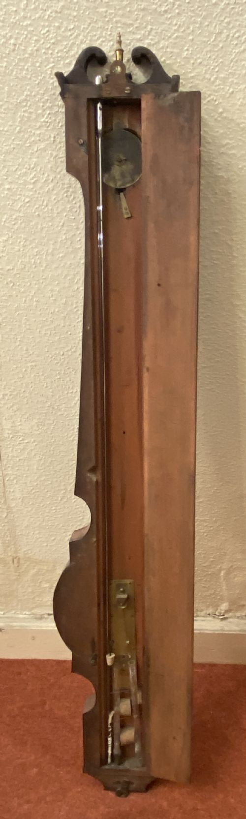 EARLY 19TH CENTURY MAHOGANY WHEEL BAROMETER BY RONCORONI - ADDITIONAL PHOTO 7