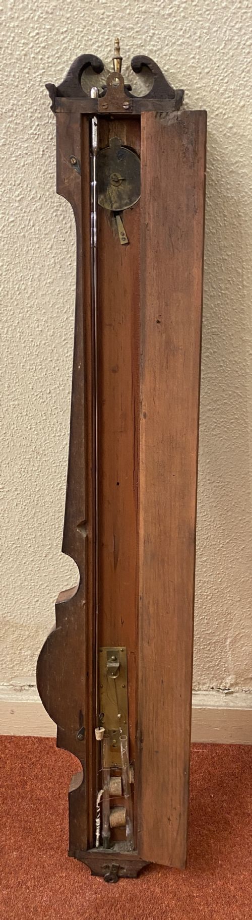 EARLY 19TH CENTURY MAHOGANY WHEEL BAROMETER BY RONCORONI - ADDITIONAL PHOTO 9