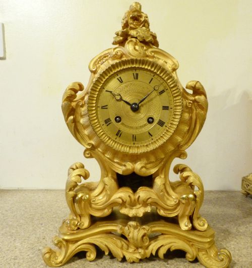 Very Good French Ormolu Mantel Clock
