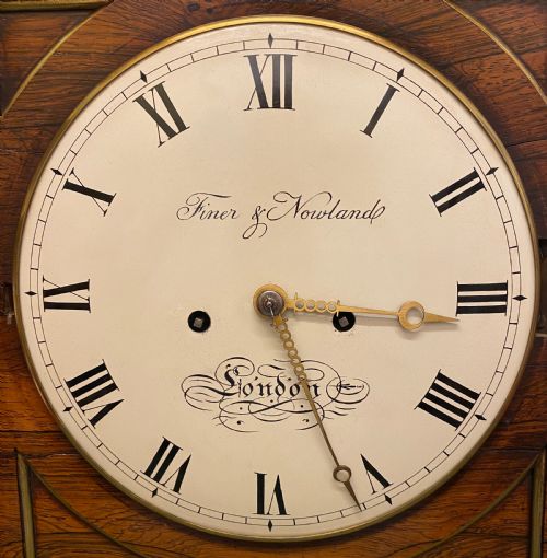 fig 1. Regency period Bracket Clock by Finer & Nowland, High Holborn, London