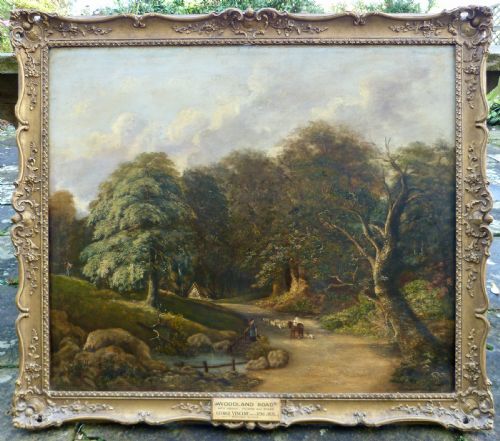 fig 1. NORWICH SCHOOL LANDSCAPE OIL PAINTING