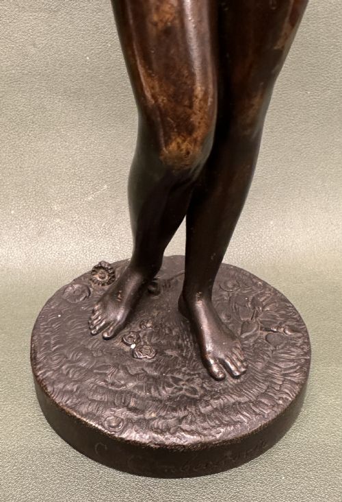 fig 2. Pair of Bronze female nudes, Signed Charles Cumberworth (1811-1852)