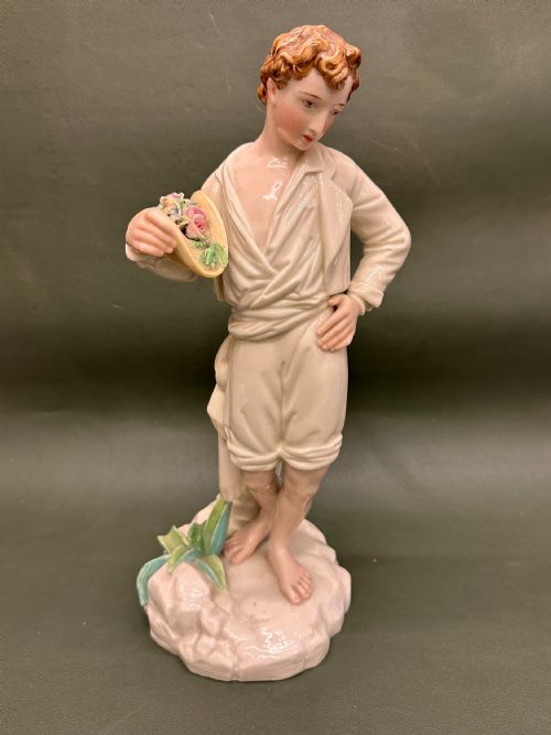 fig 2. A PAIR of Royal Worcester porcelain figures - Paul & Virginia, 1870