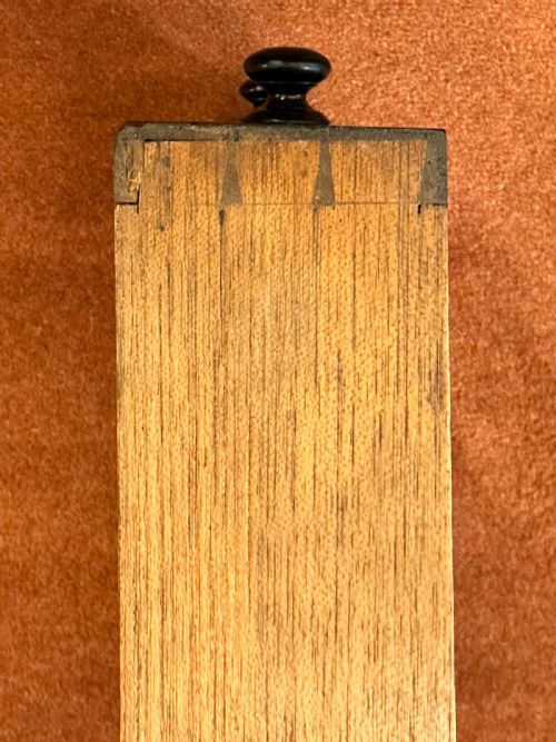 STURDY 19TH CENTURY 4SECTION MAHOGANY CANTERBURY - ADDITIONAL PHOTO 6