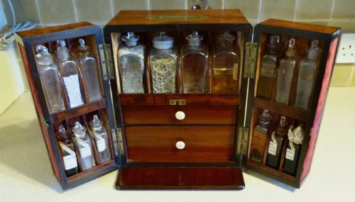 English Fully-fitted Apothecary's Cabinet