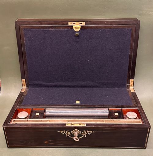 A Good 19th Century Coromandel-wood Writing Box