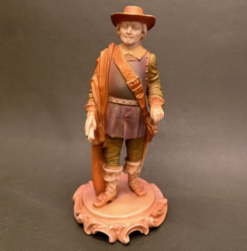 'Rare' Royal Worcester Figure - "The Puritan" (2062) by James Hadley, C.1899